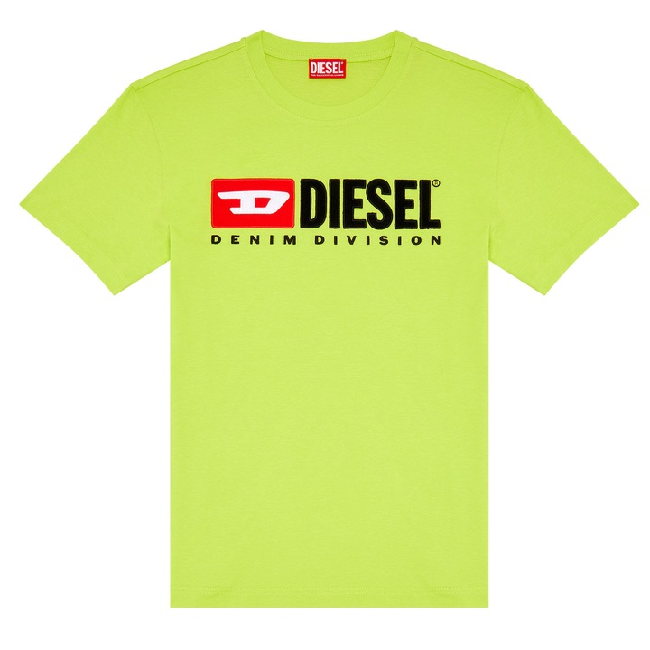 Diesel, Tricou slim fit Diegor, Verde lime