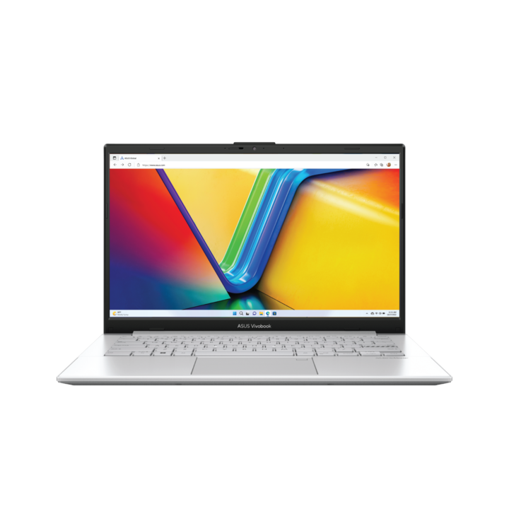 Asus Vivobook Go 14 E1404FA-NK337 14" FullHD лаптоп, AMD Ryzen™ 3 7320U, 8GB, 512GB SSD, AMD Radeon™ Graphics, EFI Shell, унгарска клавиатура, сребрист