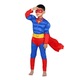 Costum Superman cu muschi, 3-5 ani, Albastru, Halloween