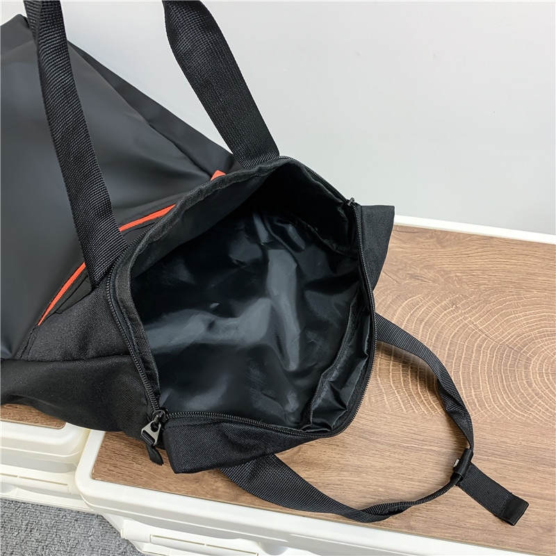 Geanta pentru laptop, Dollcini, Nylon, Negru