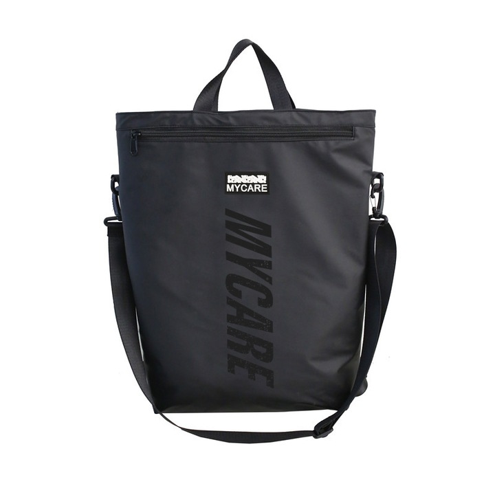 Rucsac pentru laptop, Dollcini, Nylon, impermeabil, rezistent la zgarieturi, Negru