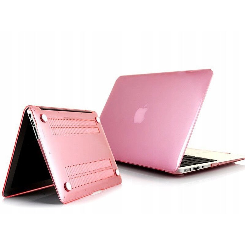 Carcasa protectie, Alogy, Policarbonat, Pentru Macbook Air 13'', Roz