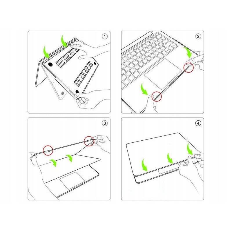 Carcasa protectie, Alogy, Policarbonat, Pentru Macbook Air 13'', Roz