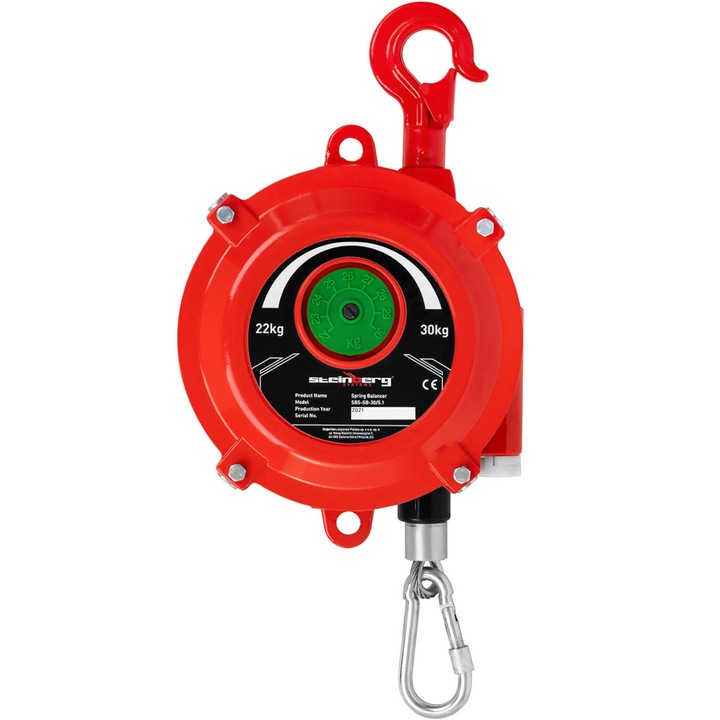 Echilibrator cu arc pentru scule, Steinberg Systems, Aluminiu/Otel, 23 x 14 x 9 cm, Multicolor