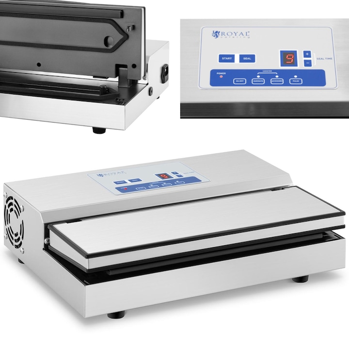 Masina de ambalat in vid Royal Catering RCVG-41, 440 W, 31 cm, nou