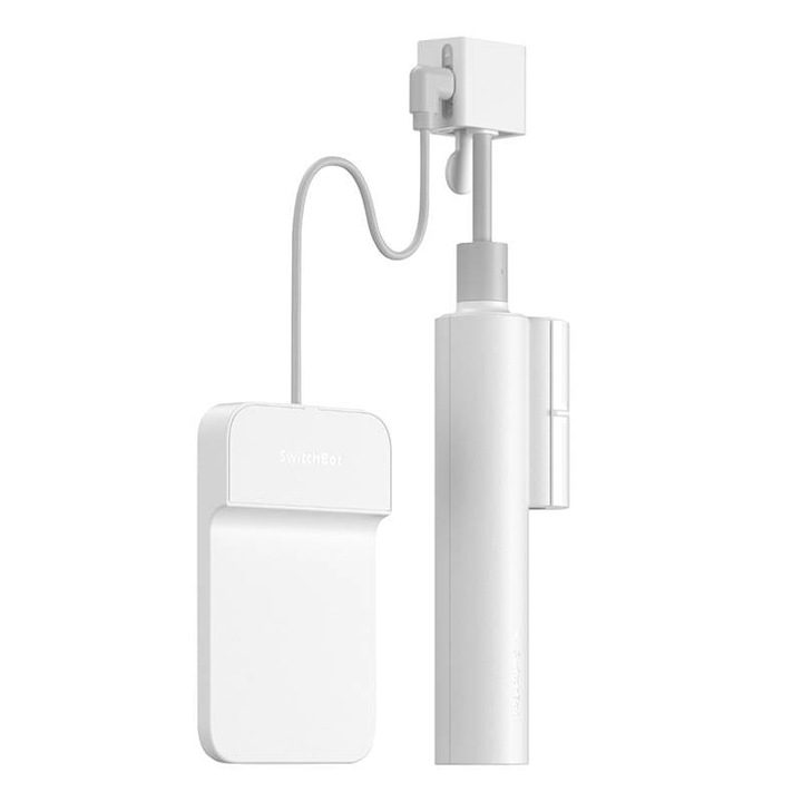 Vakrendszer, SwitchBot, ABS/polikarbonát, Bluetooth 5.0 csatlakozás, fehér, 48,8x29,2x210 mm