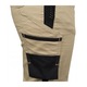 Salopeta de lucru pentru femei Leber&Hollman SAND-B, bej, marimea 46, cu multiple buzunare