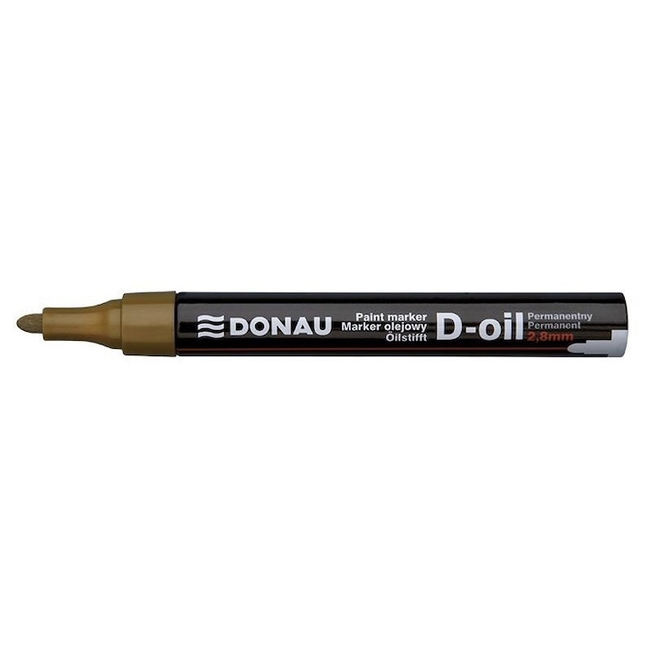 Маркер D-Oil, Donau, 2,8 мм, златен