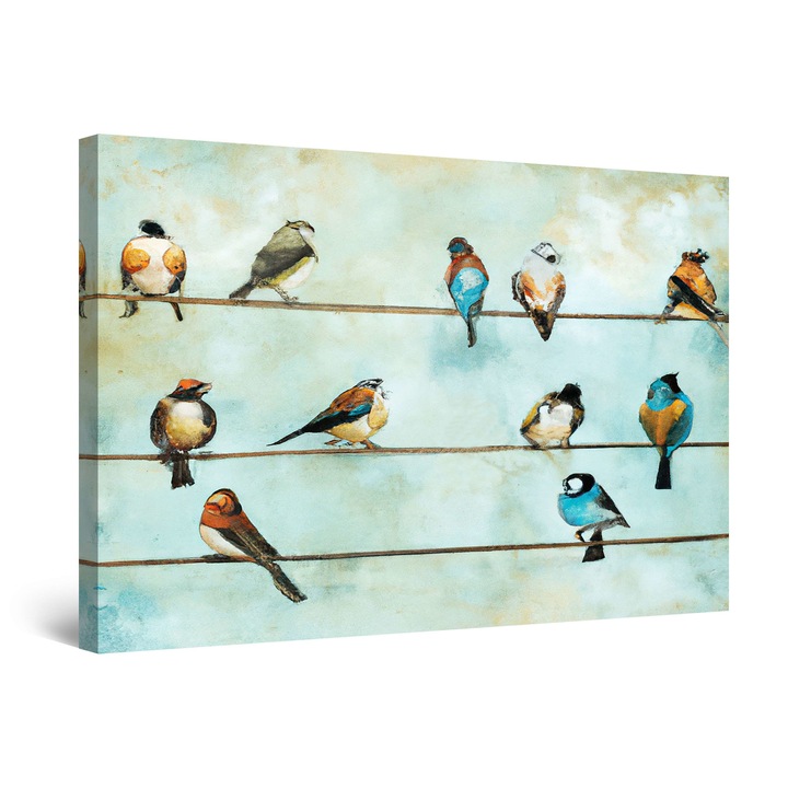 Tablou DualView Startonight Vrabiute Dragalase, luminos in intuneric, 60 x 90 cm