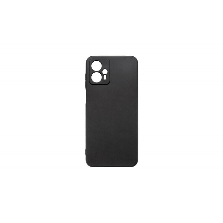 Husa Upzz Slim Matte Compatibila Cu Motorola G53, Silicon Slim Soft, Negru