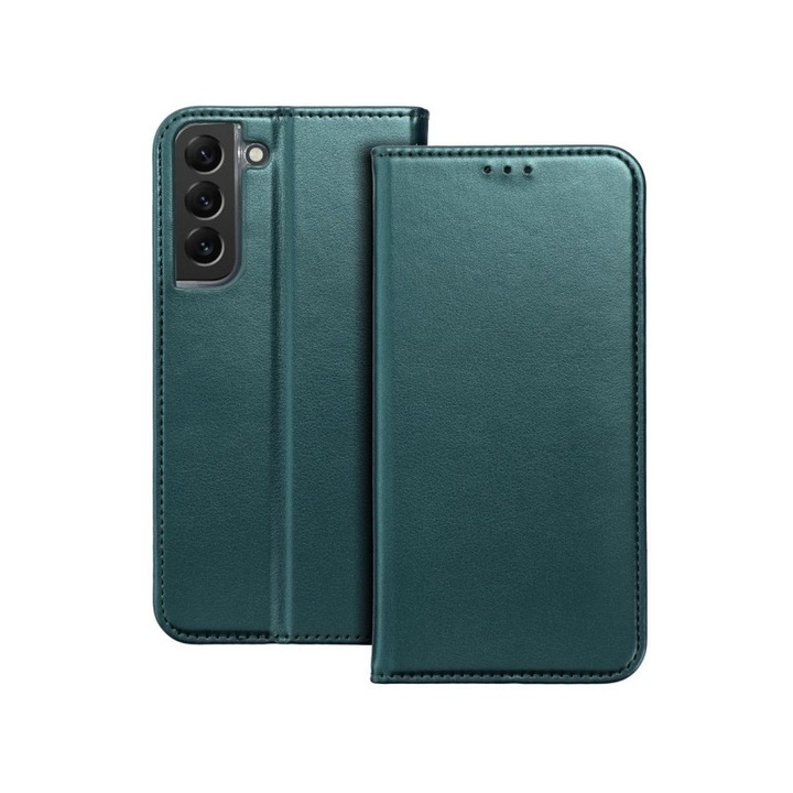 Flip Cover Upzz Magneto, kompatibilis Samsung Galaxy A25 5G, zöld
