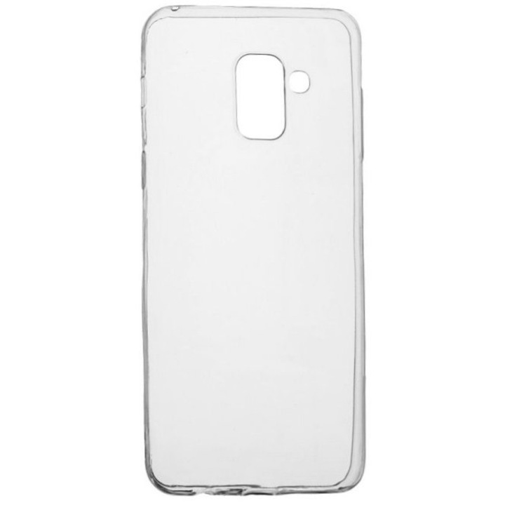 Husa de protectie compatibila cu Samsung Galaxy A6 2018, Clear Silicone, Transparent