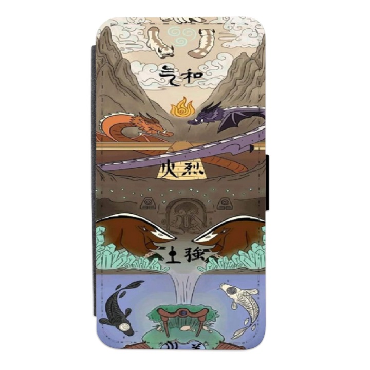 Husa personalizata tip carte Swim Case pentru Motorola Moto G22, model Avatar The Last Airbender #1, multicolor, S2D1M373