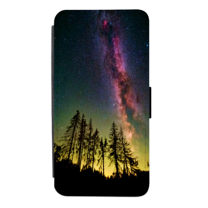 Husa personalizata tip carte HQ Print pentru Samsung Galaxy A14 5G, model Star Forest #1, multicolor, S2D1M004