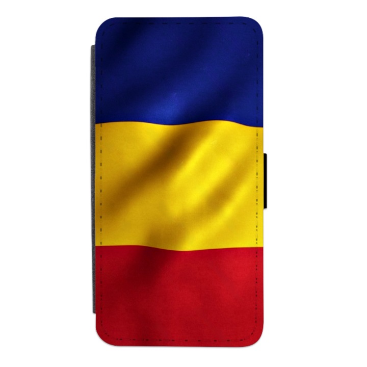 Personalized Swim Case book cover за Motorola Moto G8 Power Lite, модел с флаг на Румъния, многоцветен, S2D1M001