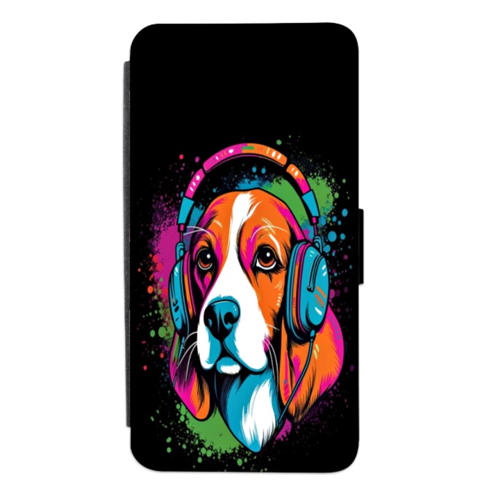 Калъф-книга Personalized Swim Case за Motorola Moto G8 Power, модел Colorful Dog, многоцветен, S2D1M028