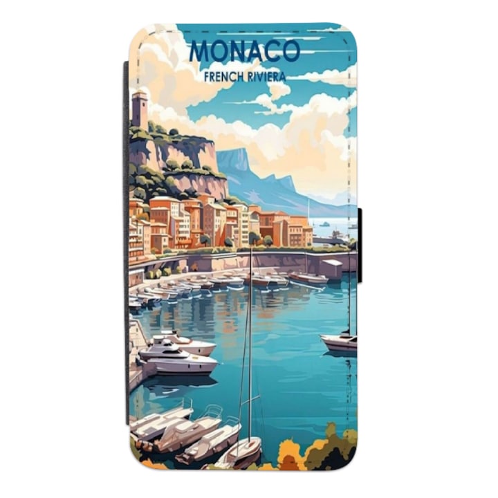 Калъф-книга Personalized Swim Case за Motorola Moto G8 Power Lite, модел Monaco, многоцветен, S2D1M135