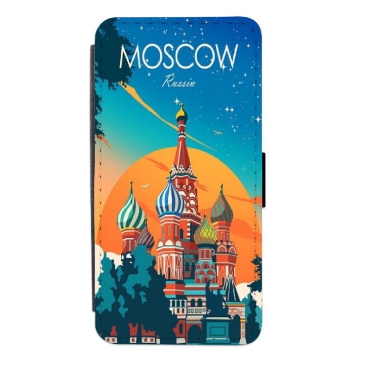 Калъф-книга Personalized Swim Case за Motorola Moto G8 Power, модел Москва, многоцветен, S2D1M139