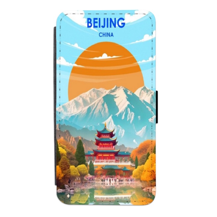Husa personalizata tip carte Swim Case pentru Samsung Galaxy S20 FE, model Beijing, multicolor, S2D1M152