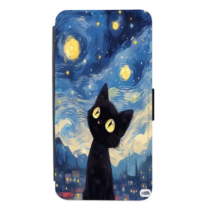 Калъф-книга за персонализиран калъф за плуване за OPPO Reno7 Lite 5G, рисуващ модел Kitty, многоцветен, S2D1M167