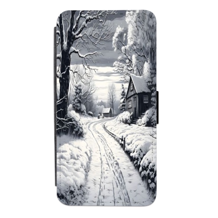 Калъф-книга Personalized Swim Case за Apple iPhone 15 Pro Max, модел Black and white art #18, многоцветен, S2D1M219