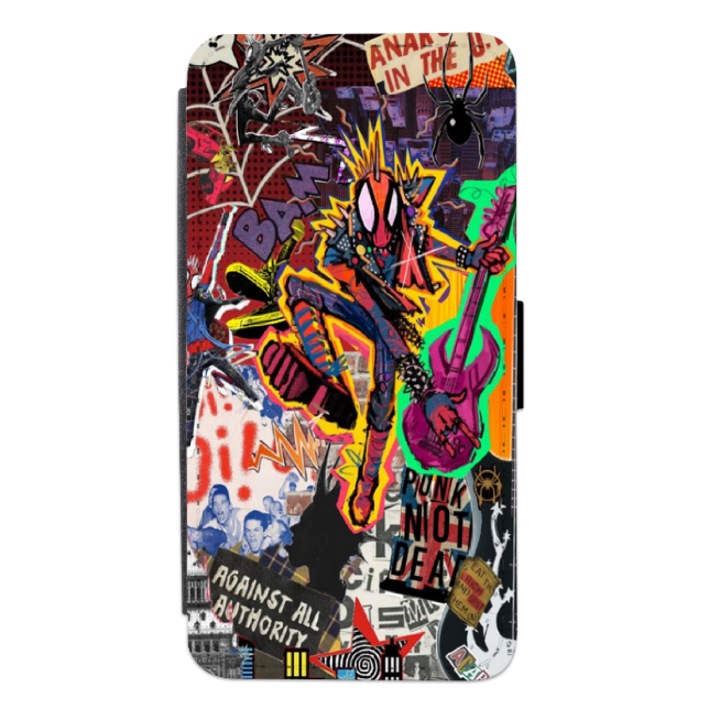 Husa personalizata tip carte Swim Case pentru Motorola Moto E22, model Spider-Man #5, multicolor, S2D1M288