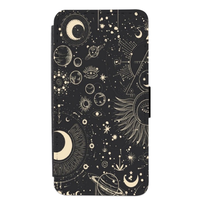 Husa personalizata tip carte HQ Print pentru Xiaomi Redmi 9A, model Cosmos, multicolor, S2D1M325