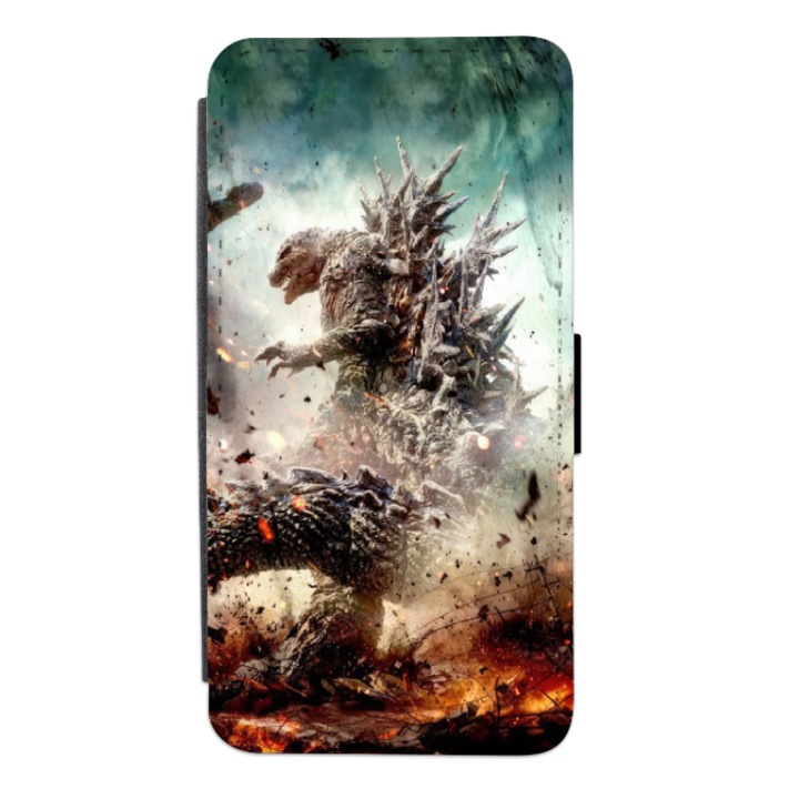 Персонализиран калъф-книга за OPPO Reno7 Lite 5G, Godzilla модел #3, многоцветен, S2D1M394