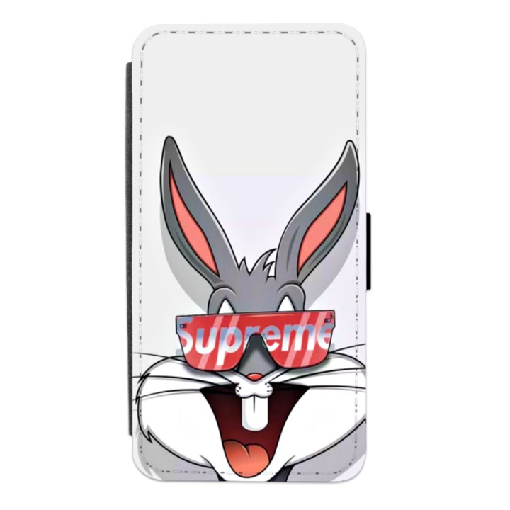 Husa personalizata tip carte HQ Print pentru Samsung Galaxy A14, model Supreme Bugs Bunny, multicolor, S2D1M026