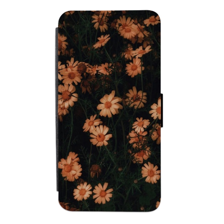 Персонализиран калъф книга HQ Print за OPPO Reno7 Lite 5G, Flowers модел #14, многоцветен, S2D1M091