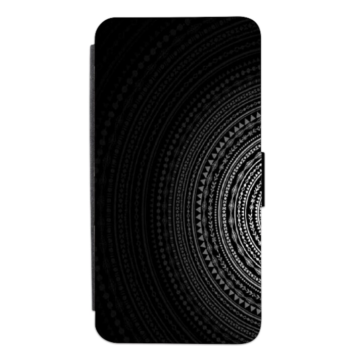 Személyre szabott úszótok könyvborító Samsung Galaxy S7 Edge modellhez, fekete-fehér art #1, többszínű, S2D1M153