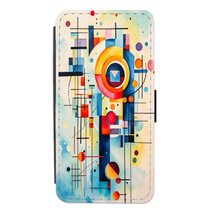 Husa personalizata tip carte Swim Case pentru Motorola Moto G32, model Abstract Art #1, multicolor, S2D1M162