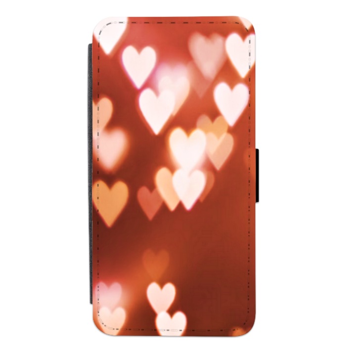 Калъф-книга Personalized Swim Case за Motorola Moto G8 Power, модел Hearts, многоцветен, S2D1M007