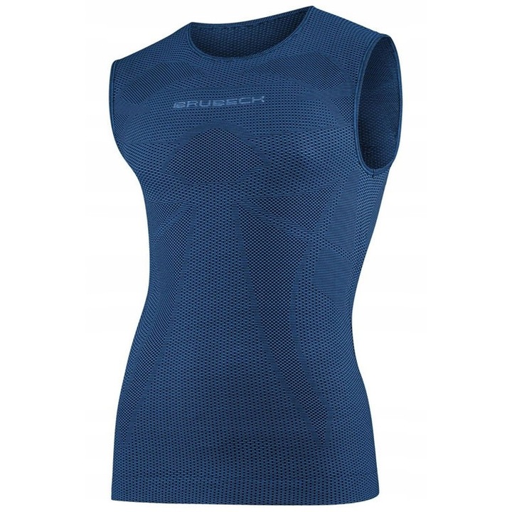 Férfi sport trikó, Brubeck, polipropilén, kék, L