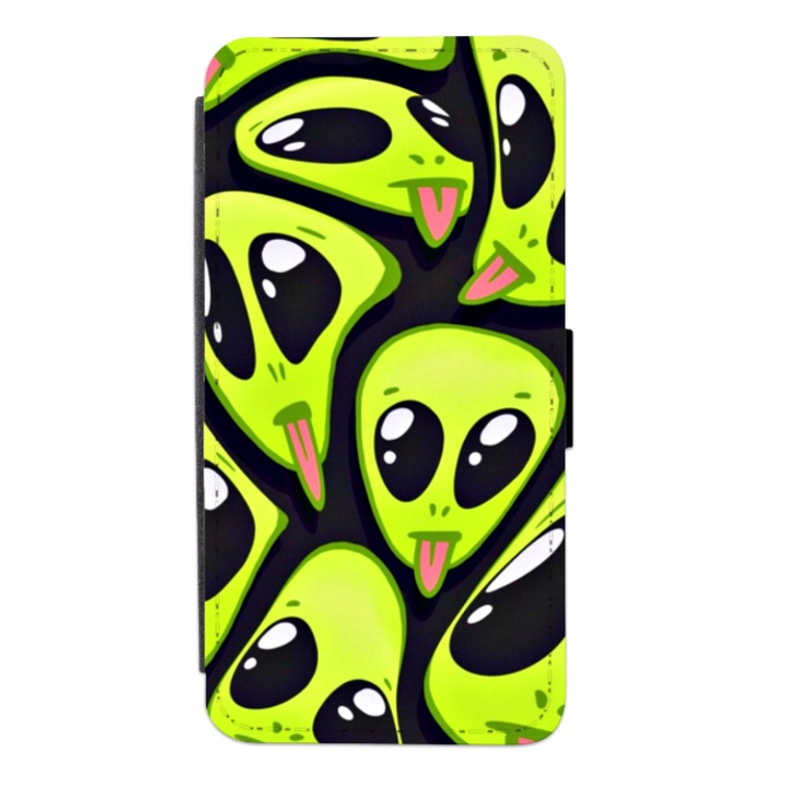 Personalized Swim Case book cover за OPPO Reno7 Lite 5G, модел Alien, многоцветен, S2D1M038