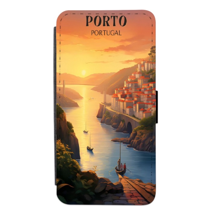 Personalized HQ Print book cover за Motorola Moto G7 Power, модел Porto, многоцветен, S2D1M128