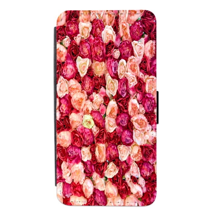 Personalized Swim Case book cover за OPPO Reno7 Lite 5G, Flowers модел #1, многоцветен, S2D1M009