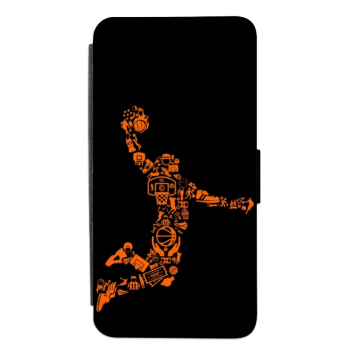 Személyre szabott Swim Case könyvborító Apple iPhone 15 telefonhoz, Messi & Ronaldo modell, többszínű, S2D1M068