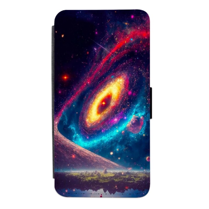 Калъф-книга Personalized Swim Case за Samsung Galaxy A14 5G, модел Galaxy Sky, многоцветен, S2D1M178