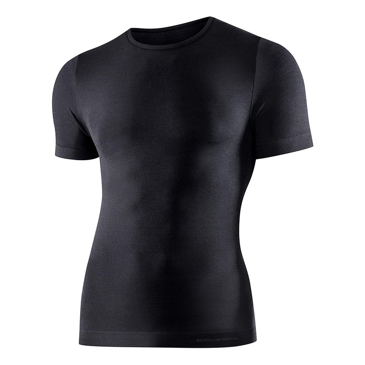 Tricou Brubeck din lână, Negru