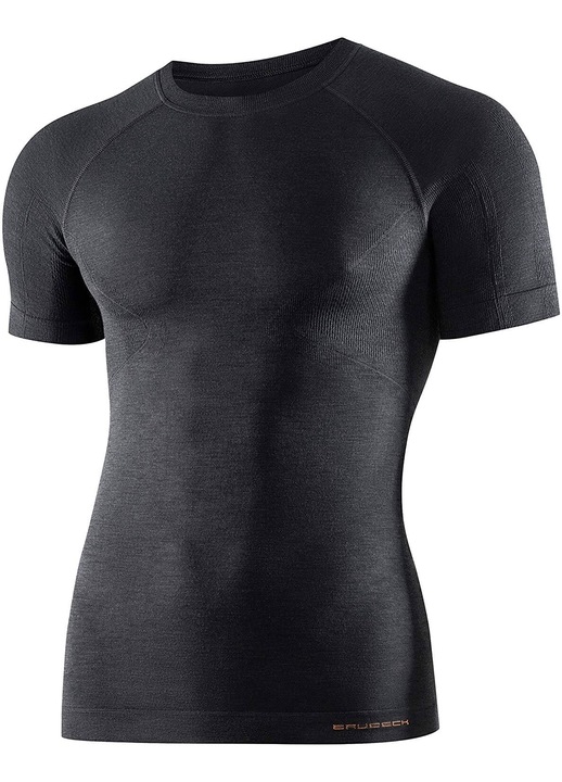 Tricou Brubeck din lână, Negru