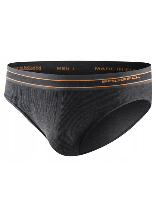 Brubeck férfi fekete gyapjú alsónadrág, Fekete