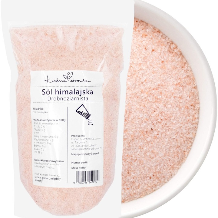 Sare de Himalaya fina 1 kg sare roz pentru uz alimentar