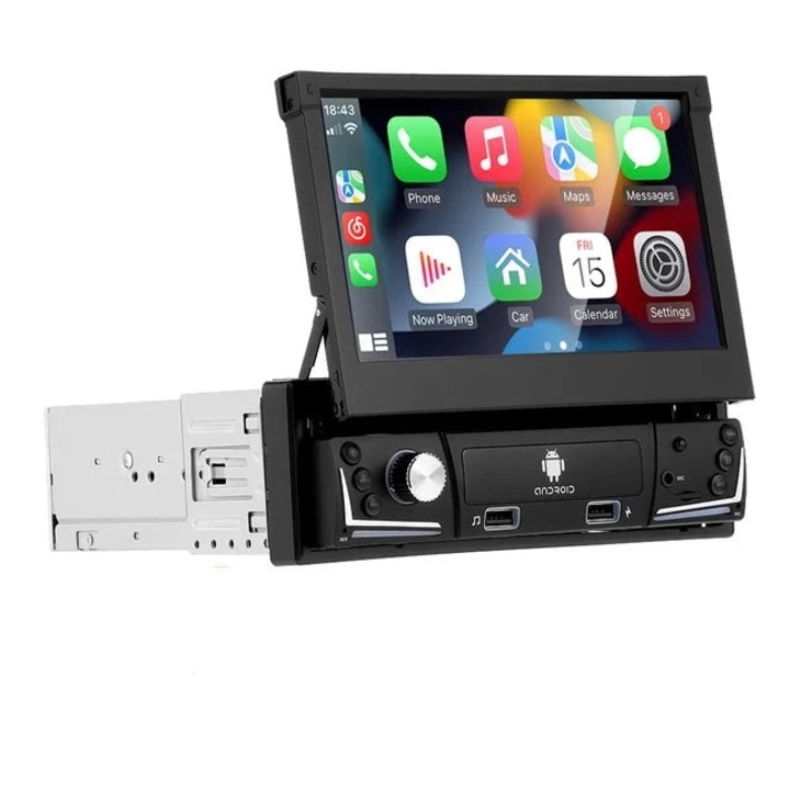 Mp5 плейър, за универсален, 2GB, 32GB, с Cam, GPS, 1Din, Wifi, 4x60, черен