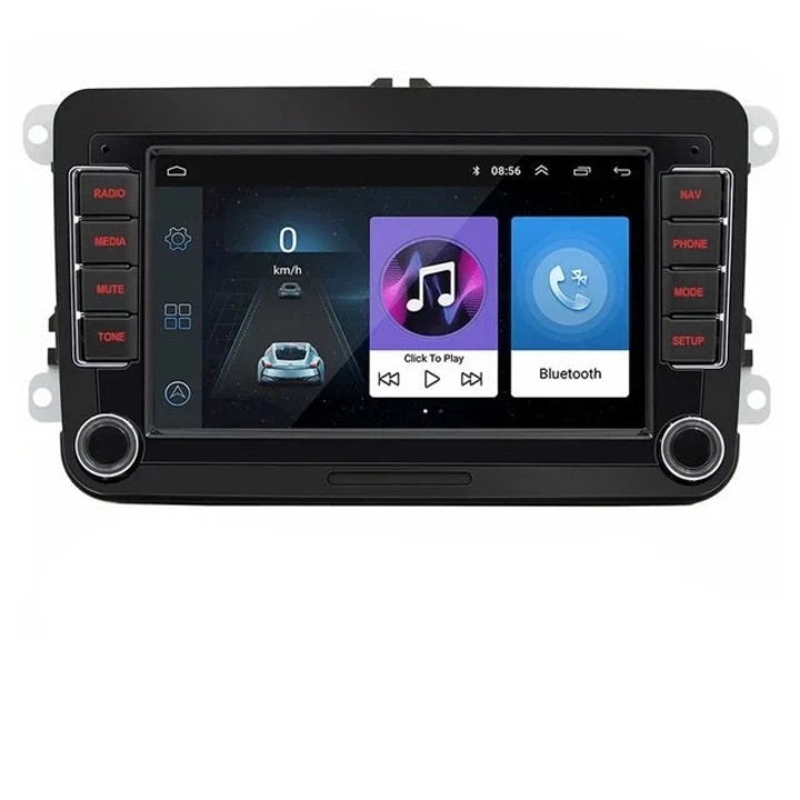 Mp5 плейър за VW Universal, 2GB, 32GB, 2Din, Wifi, 4x60, Черен