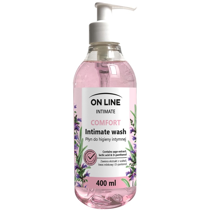 Gel intim cu salvie, On Line, 400 ml