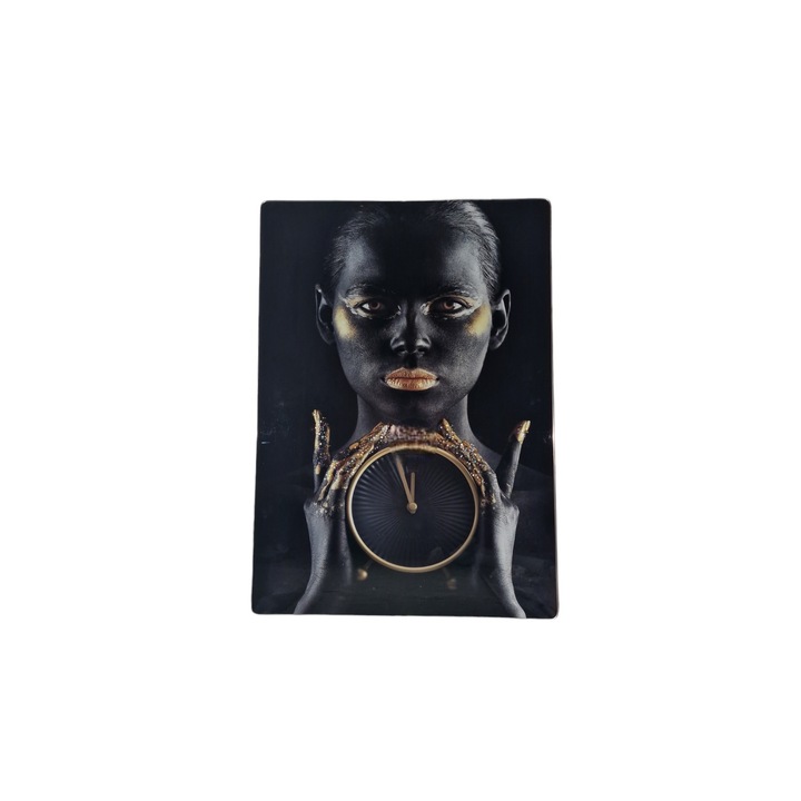 Tablou Canvas - Femeie cu ceas, 70x50 cm