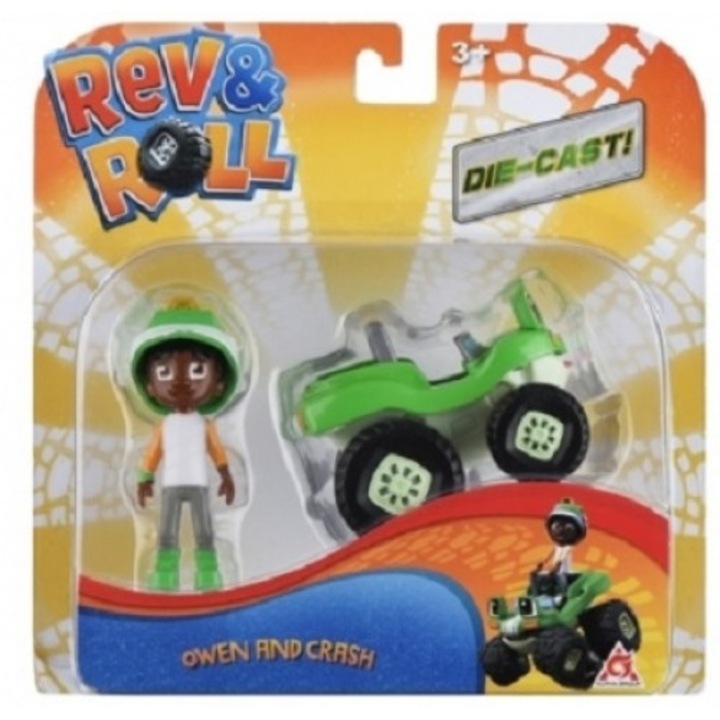 Фигурка, Alpha Group Rev & Roll Owen Crash, 7 см