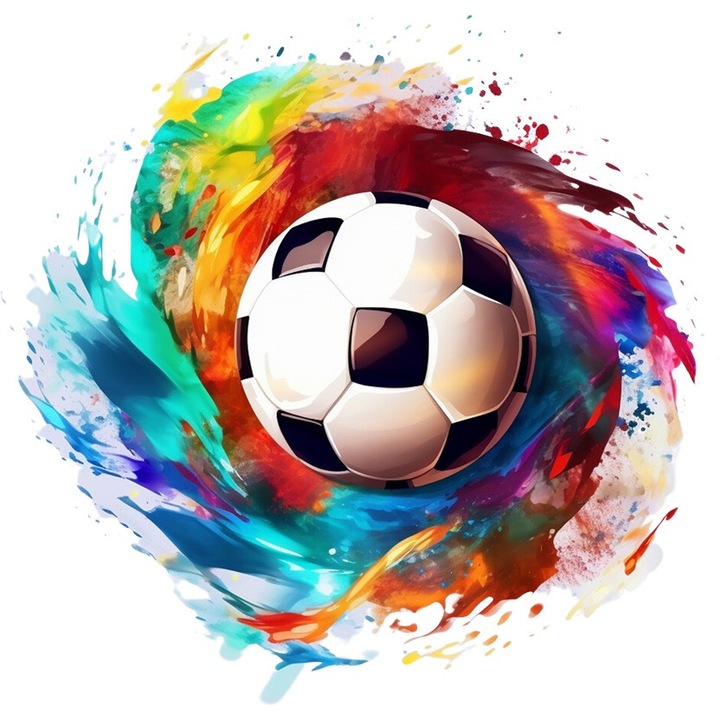 Sticker decorativ, Minge de Fotbal, 62 cm, 8891ST-5 - eMAG.ro