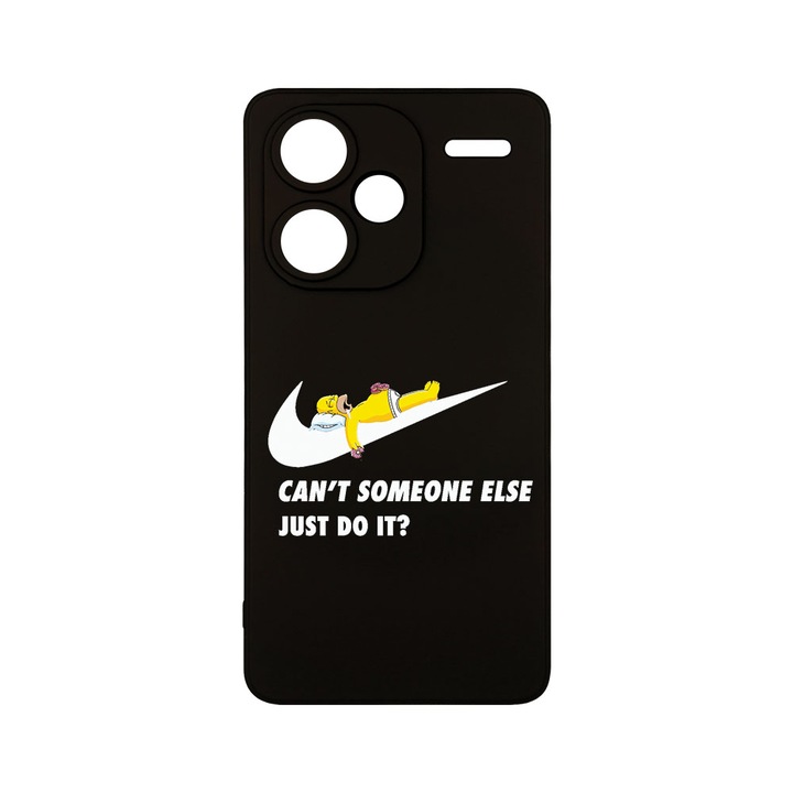 Husa BestCase® Premium Silicon, Compatibila Cu Xiaomi Redmi Note 13 Pro Plus, Simpson Just Do It, SLIM 1.2MM, Microfibra in interior, Antisoc, Protectie Camera, Margini ridicate pentru protectia ecranului, PB 751